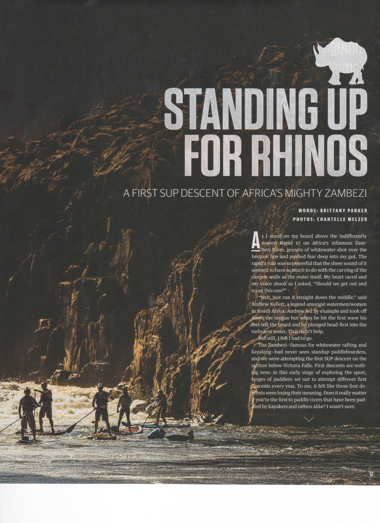 SUP The Mag: "Standing up for Rhinos" - Hala 