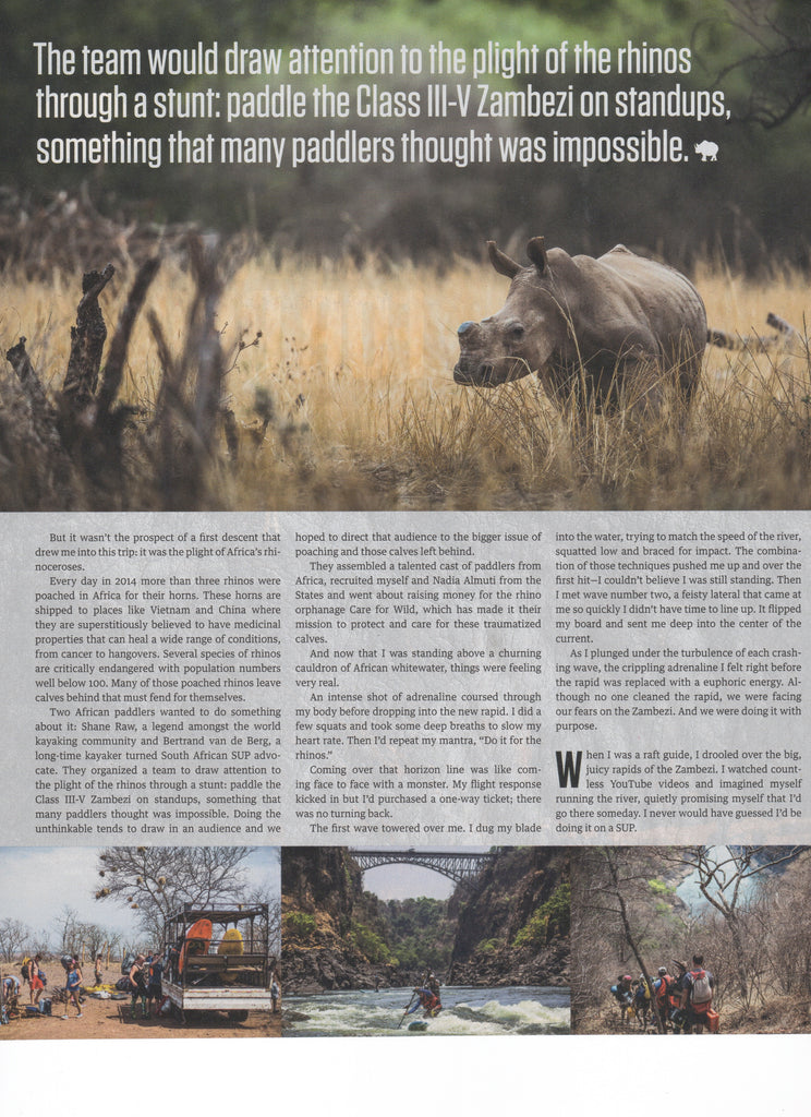 SUP The Mag: "Standing up for Rhinos" - Hala 