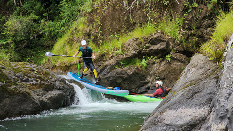 Teens on SUPs and Kayaks in Costa Rica