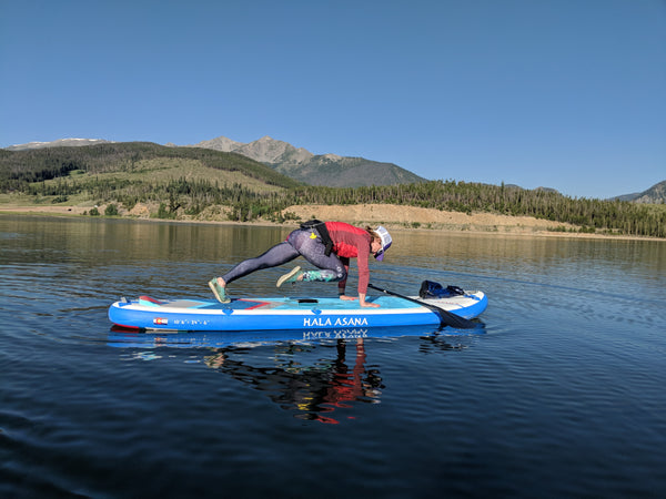 sup plank yoga 