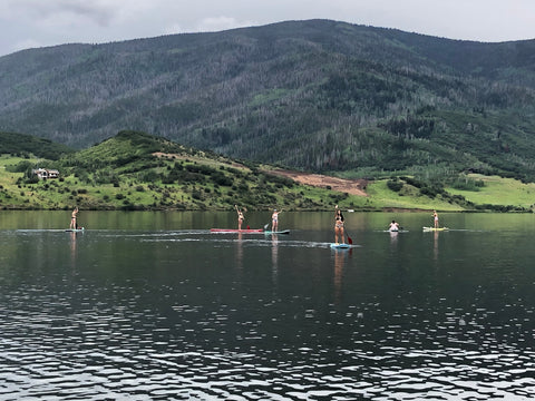 Colorado Lake Friends SUPing