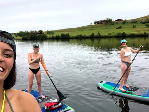 Women Lake SUP