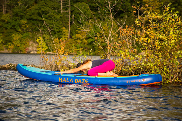 fall SUP paddleboard yoga