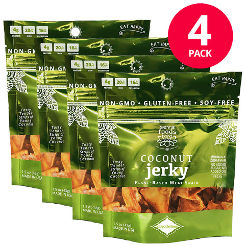 4-Pack Organic Chipotle Lime Coconut Jerky