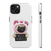 Dog Themed Phone Case-iPhone-Samsung Galaxy-Google Pixel-Perfect Gift for Dog Lovers-Fun and Snazzy-High Impact-Most Wanted Pug - Tough Cases-Phone Case-iPhone 13-Glossy-Dogs Plus Design