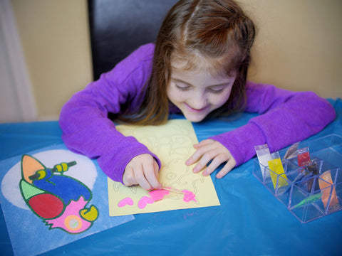 Kids sand art