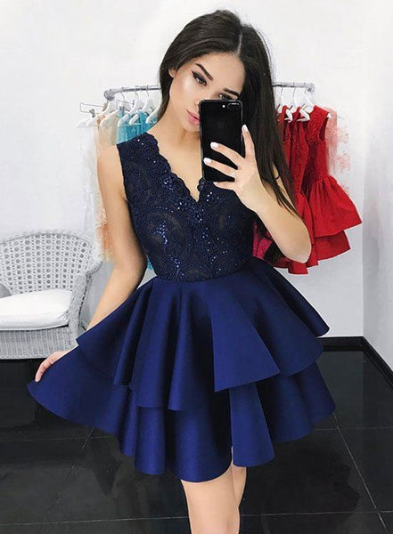 navy blue winter formal dresses