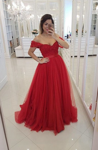 prom dress 2019 red