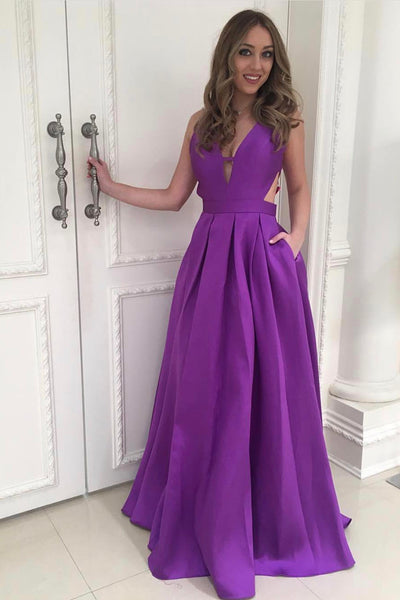 purple winter formal dresses