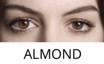 Bentuk mata Almond