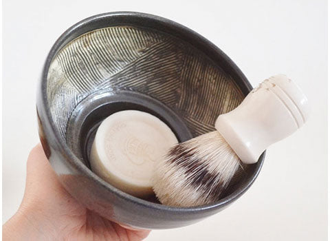 Handthrown Stoneware Shaving Mug