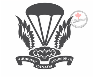 'Canadian Airborne Patch' Premium Vinyl Decal / Sticker