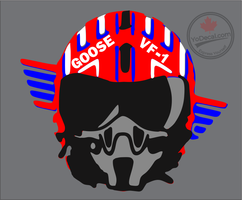Top Gun Helmet' Premium Vinyl Decal / Sticker – YoDecal.com