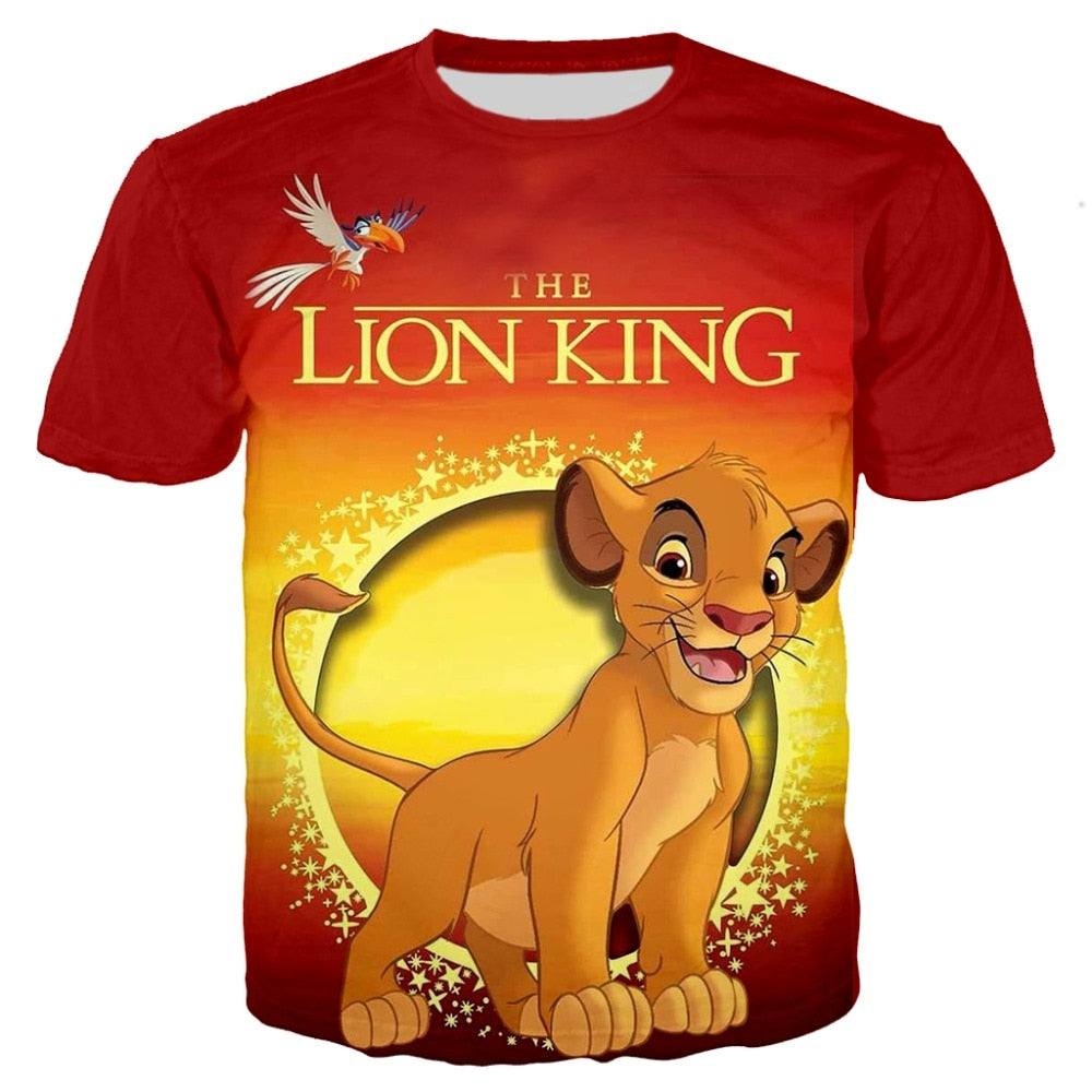 lion t shirt kids