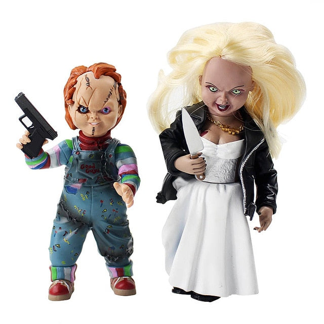 chucky and tiffany figures