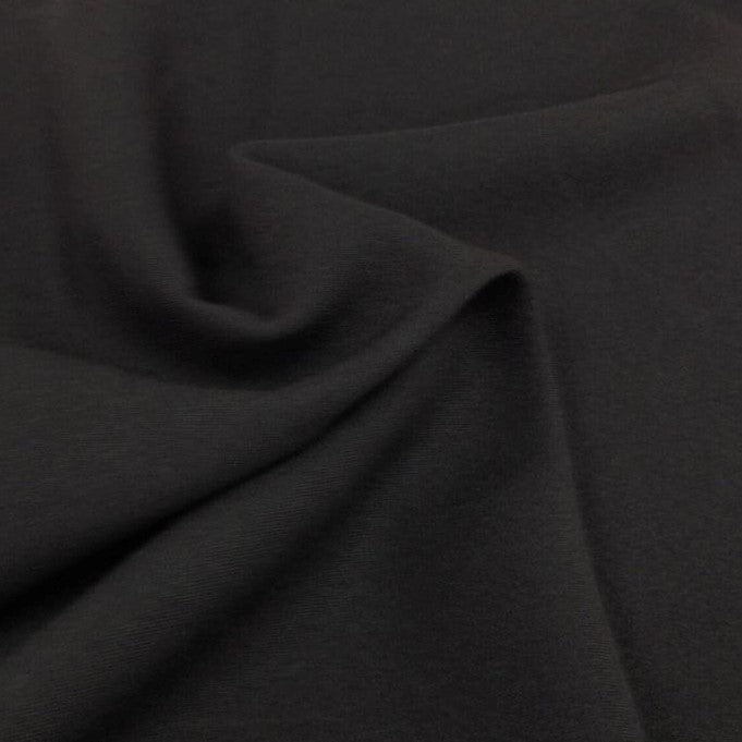 Fabric polyester elastane interlock jersey light grey light bi-elastic  fluently