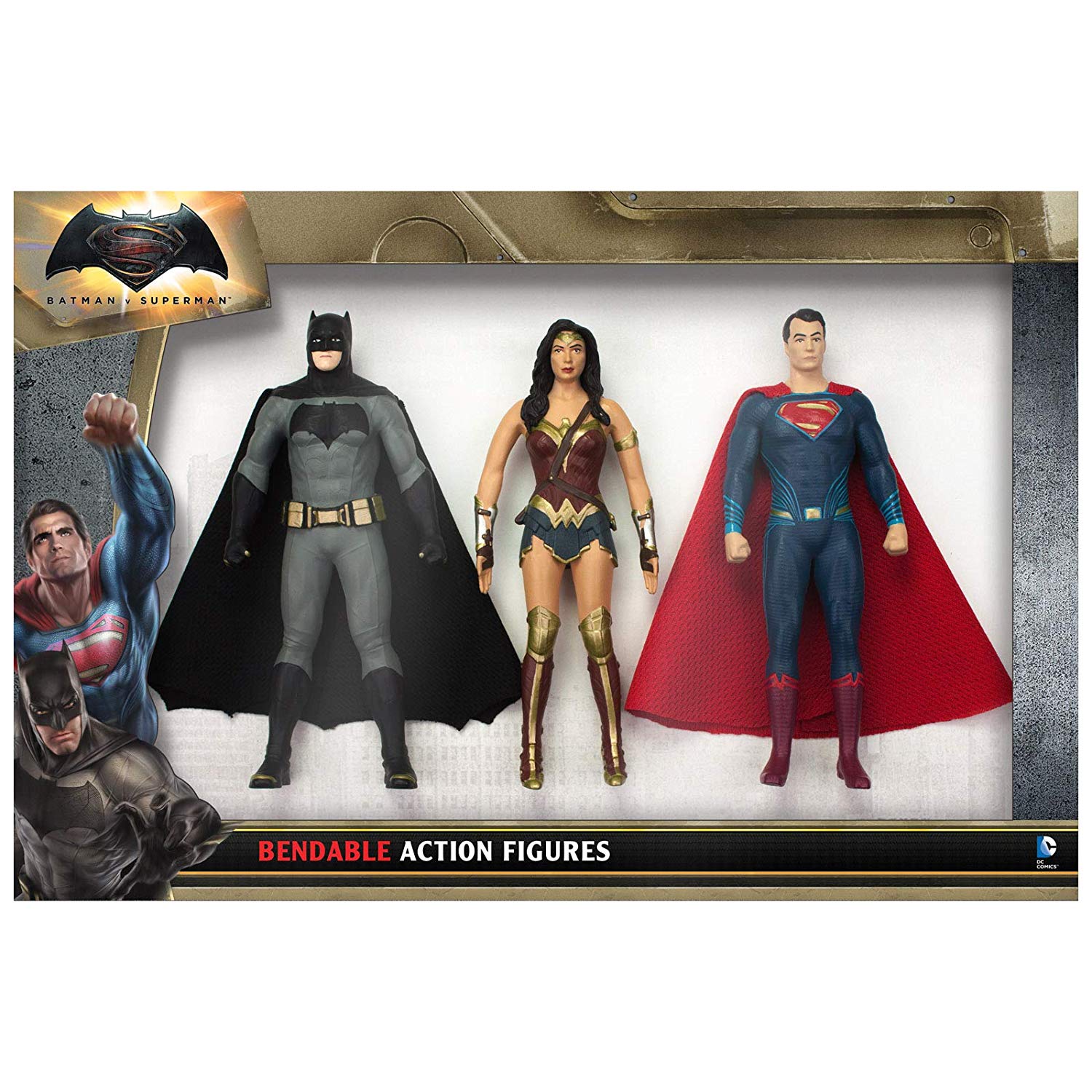Batman Vs Superman - Bendables Poseable Boxed Set - A & D Products NY Corp.  Cool Toy Den