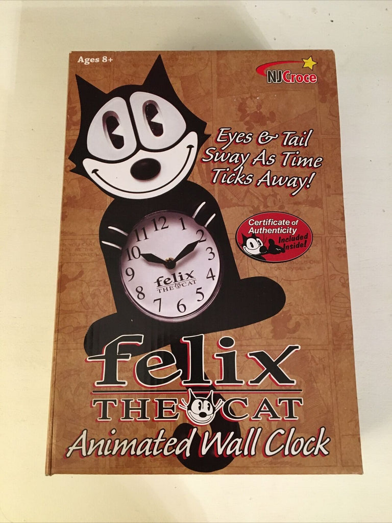 Felix The Cat 3d Motion Animated Wall Clock A D Products Ny