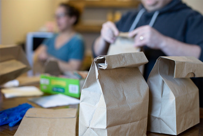 Sandwiches for the Lighthouse Shelter made by team Hobo!