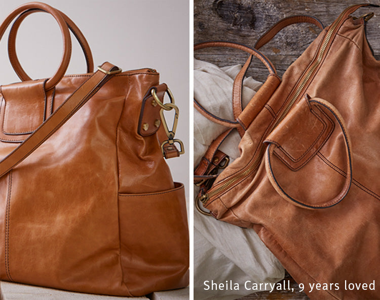 The Sheila Crossbody in Vintage Hide leather