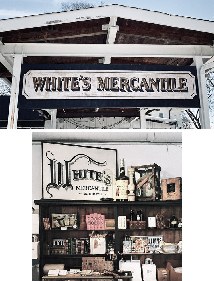 Shop at White’s Mercantile Nashville, site of our Nashville Leather Lounge