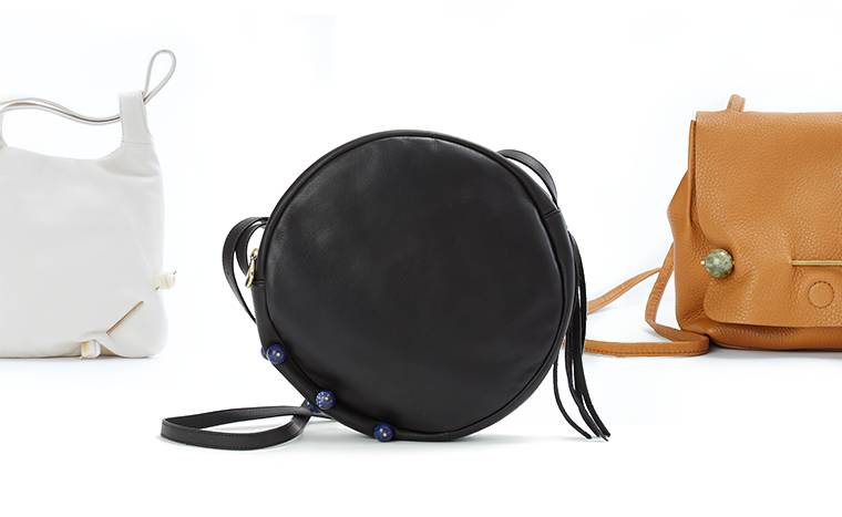 New York Jewlery Designer Pamela Love pierces three classic Hobo handbags with her designs in our collaboration.