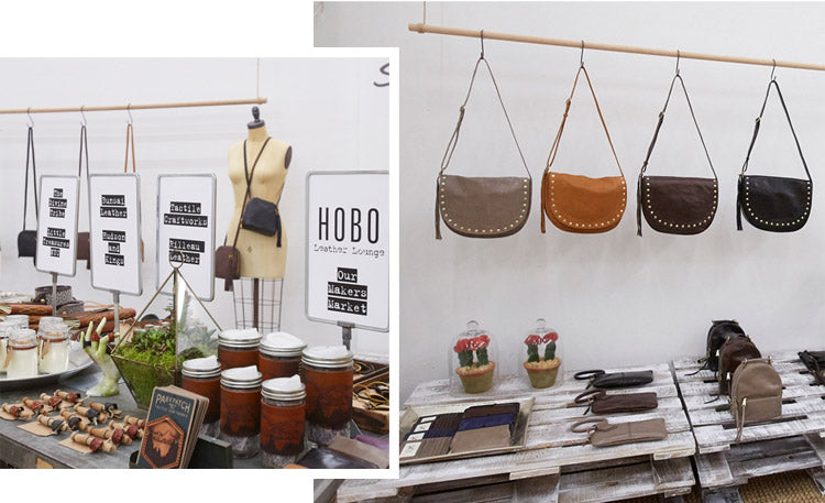 A peek inside the Leather Lounge, The Makers Market and Hobo Leather Shop