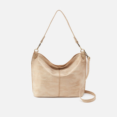 Sven draped leather double strap hobo - Terrestra