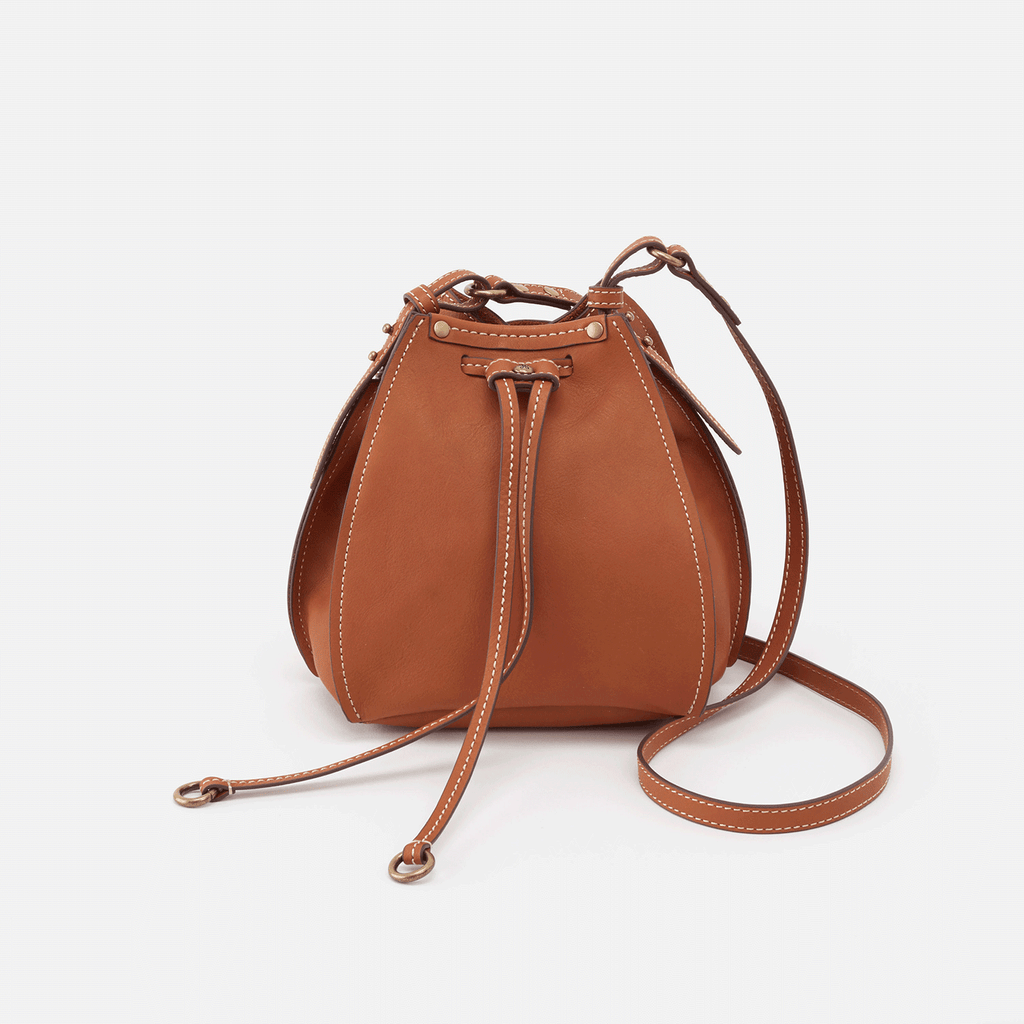 Ridge Saddle Brown Leather Shoulder Bag | Hobo
