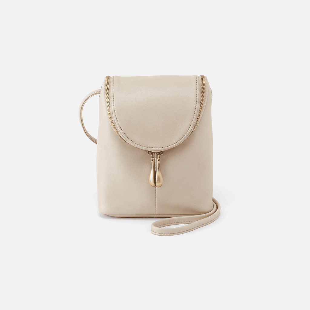 Fern Sandshell Leather Crossbody | Hobo