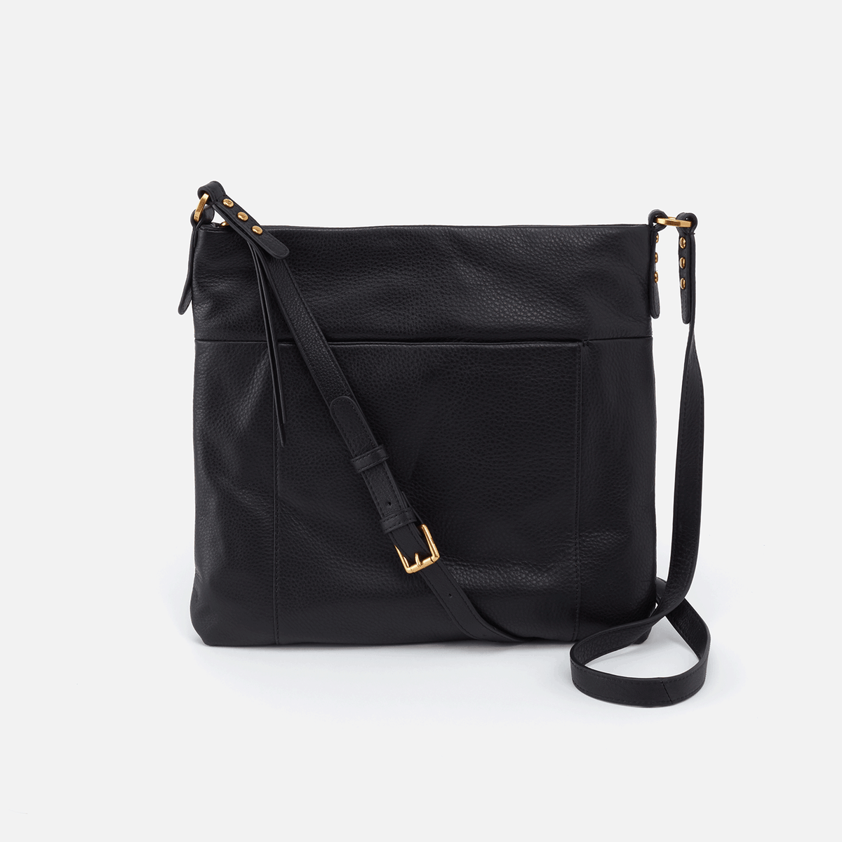 Forest Black Leather Crossbody & Shoulder Bag | Hobo