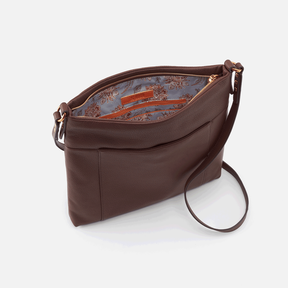 Forest Brown Leather Crossbody & Shoulder Bag | Hobo