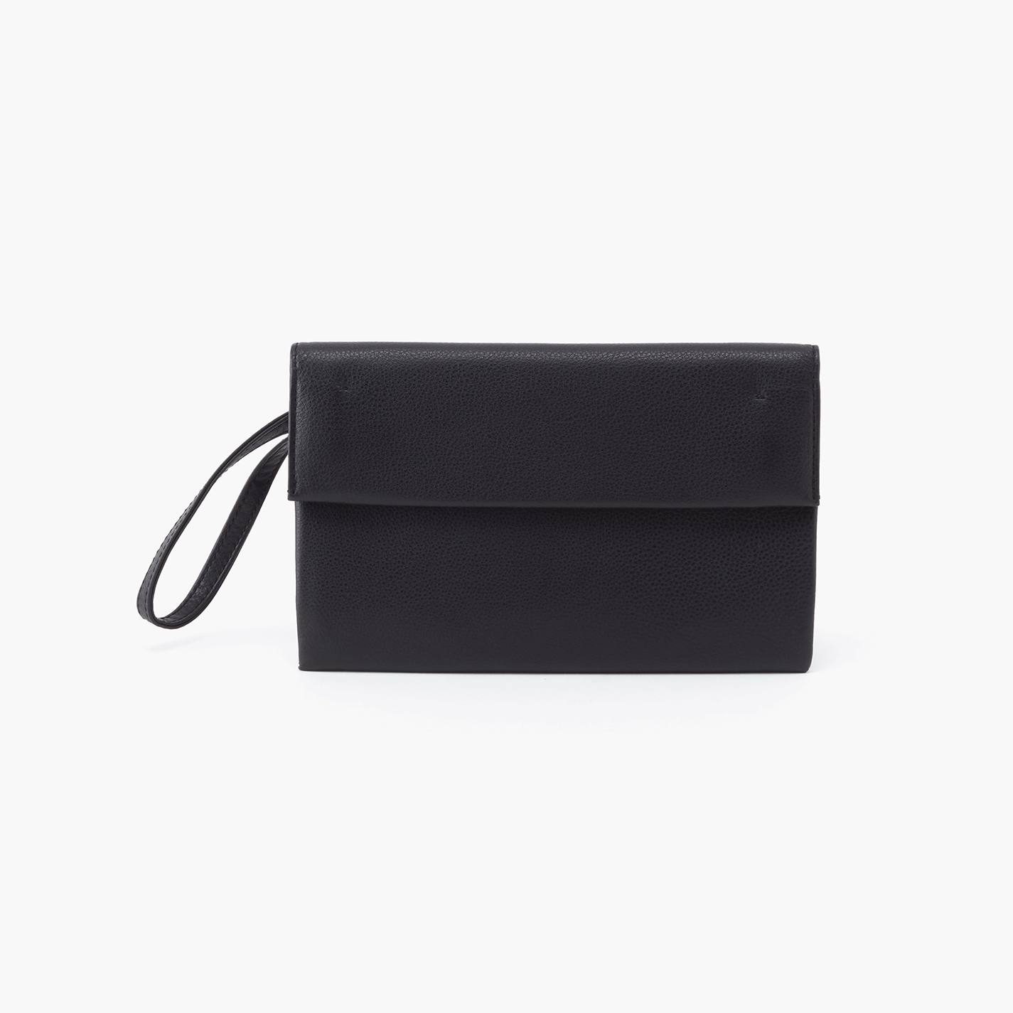 black wristlet clutch