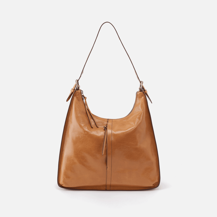 Marley Cognac Brown Leather Hobo Shoulder Bag | Hobo