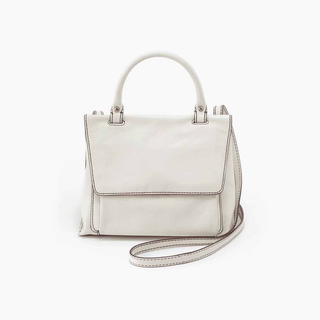 Meter White Leather Small Crossbody | Hobo