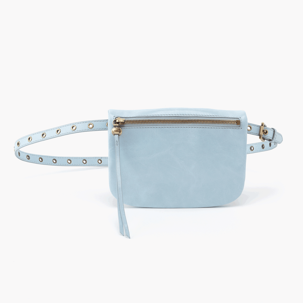 Saunter Blue Leather Belt Bag | Hobo