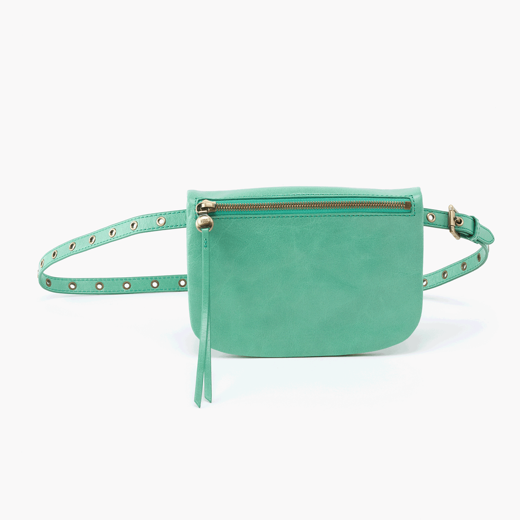 Saunter Light Green Leather Belt Bag | Hobo