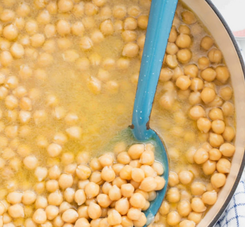 chickpeas, garbanzo beans, from scratch, healthy cooking, plant-based protein