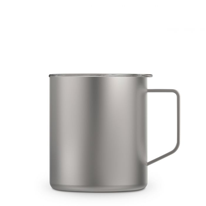Stainless Steel Coffee Mug + lid - 14 oz