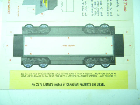 lionel 1957 catalog