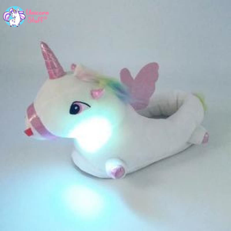 unicorn led slippers
