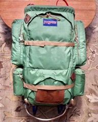 Old style hunting backpack