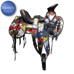 Charro Horse Saddle Montura Zacatecana o Convertible