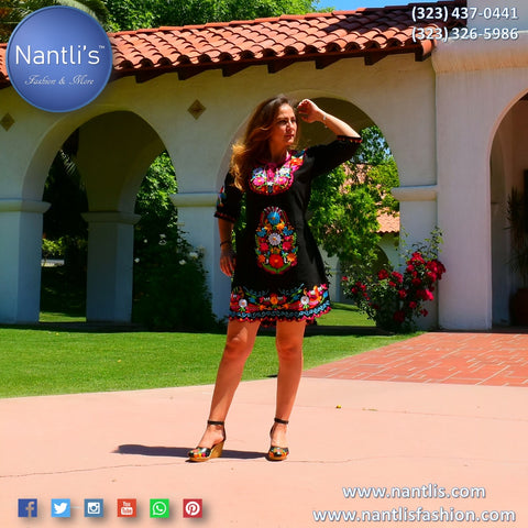 Vestidos Bordados Mexicanos – Nantli's - Online Store