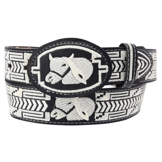 Alloy Letter Buckle Leather Belt – Taraiga