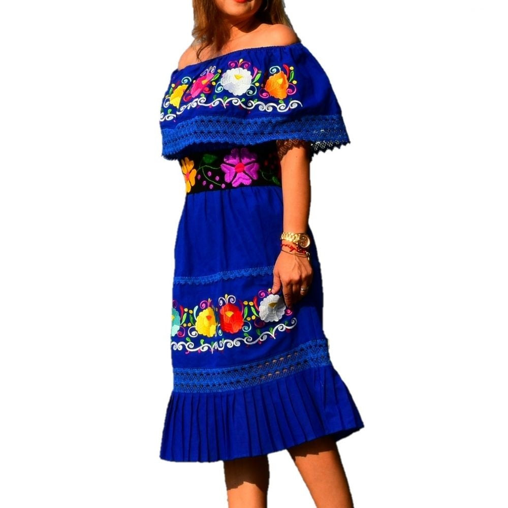 Vestido Bordado TM-77352 Embroidered Dress – Nantli's - Online Store |  Footwear, Clothing and Accessories