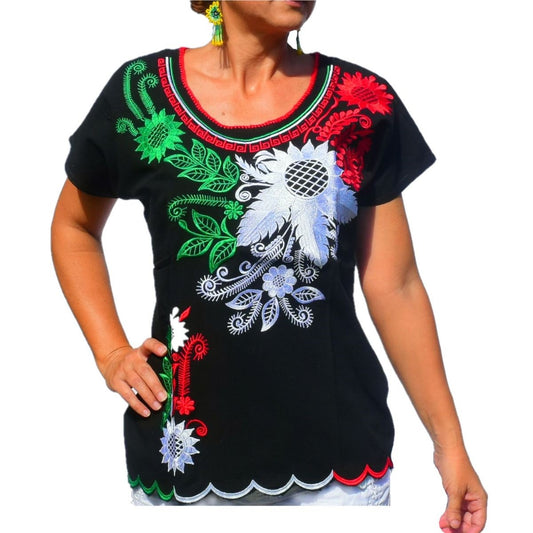 lantano marido Odia Blusas Mexicanas Bordadas / Mexican Embroidered Blouses – Nantli's - Online  Store | Footwear, Clothing and Accessories