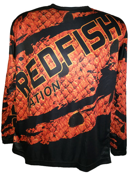 Redfish Nation Dryfit Redfish Scales Black 2022