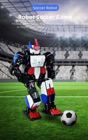XiaoR Geek Bionic Programmable Smart Humanoid Robot, Smart Boxing Football Dancing Robot also can play football soccer action