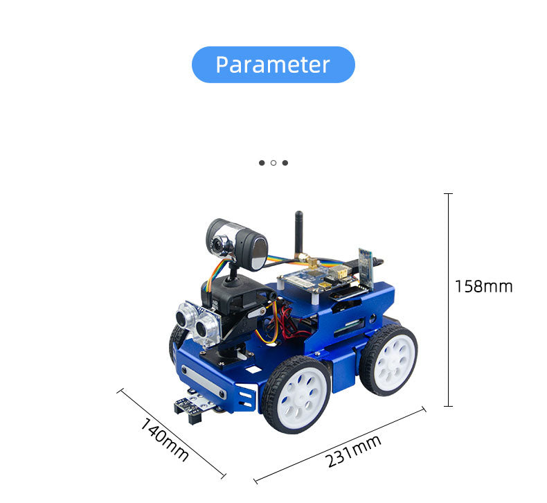 the parameter of DSX smart programmable robot car